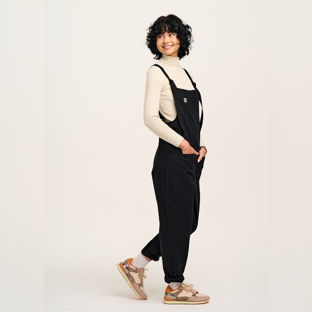 Umi Original Organic Cotton Dungarees in Black UK16 US12 Lucy & Yak